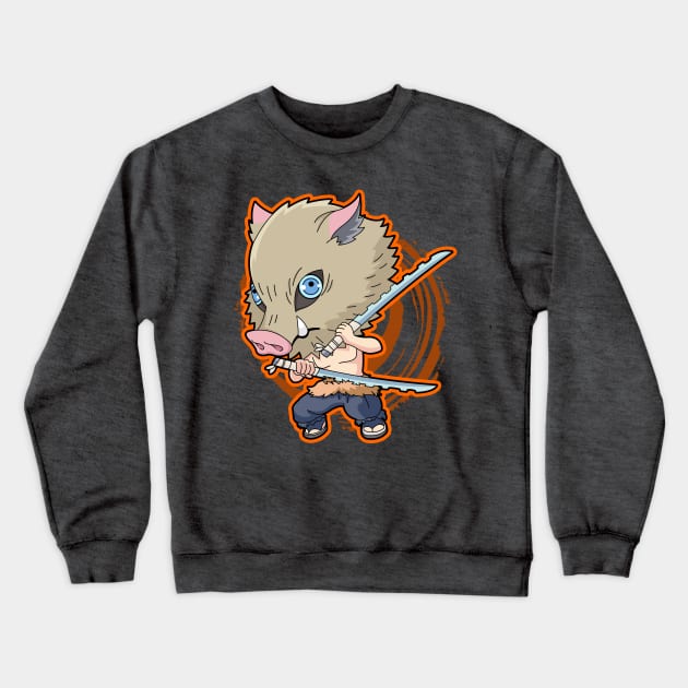 Pig Power Crewneck Sweatshirt by WarGreymonZero